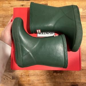 Hunter toddler us8 green boots